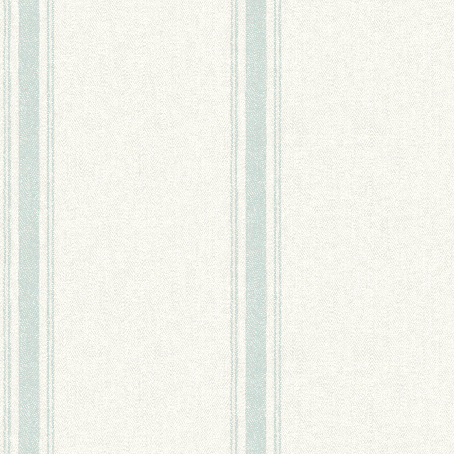 Linette Seafoam Fabric Stripe Wallpaper