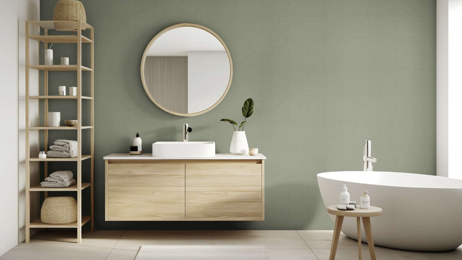 In Bloom Linen Green 412895