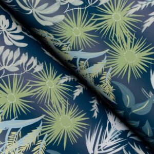 Everglades Teal Botanical Wallpaper