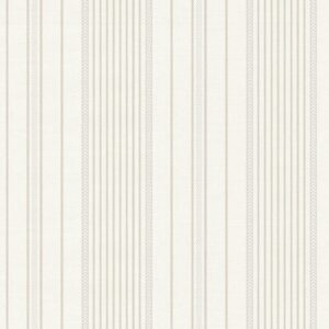 Navarres Stripe Neutral Faux Linen Wallpaper