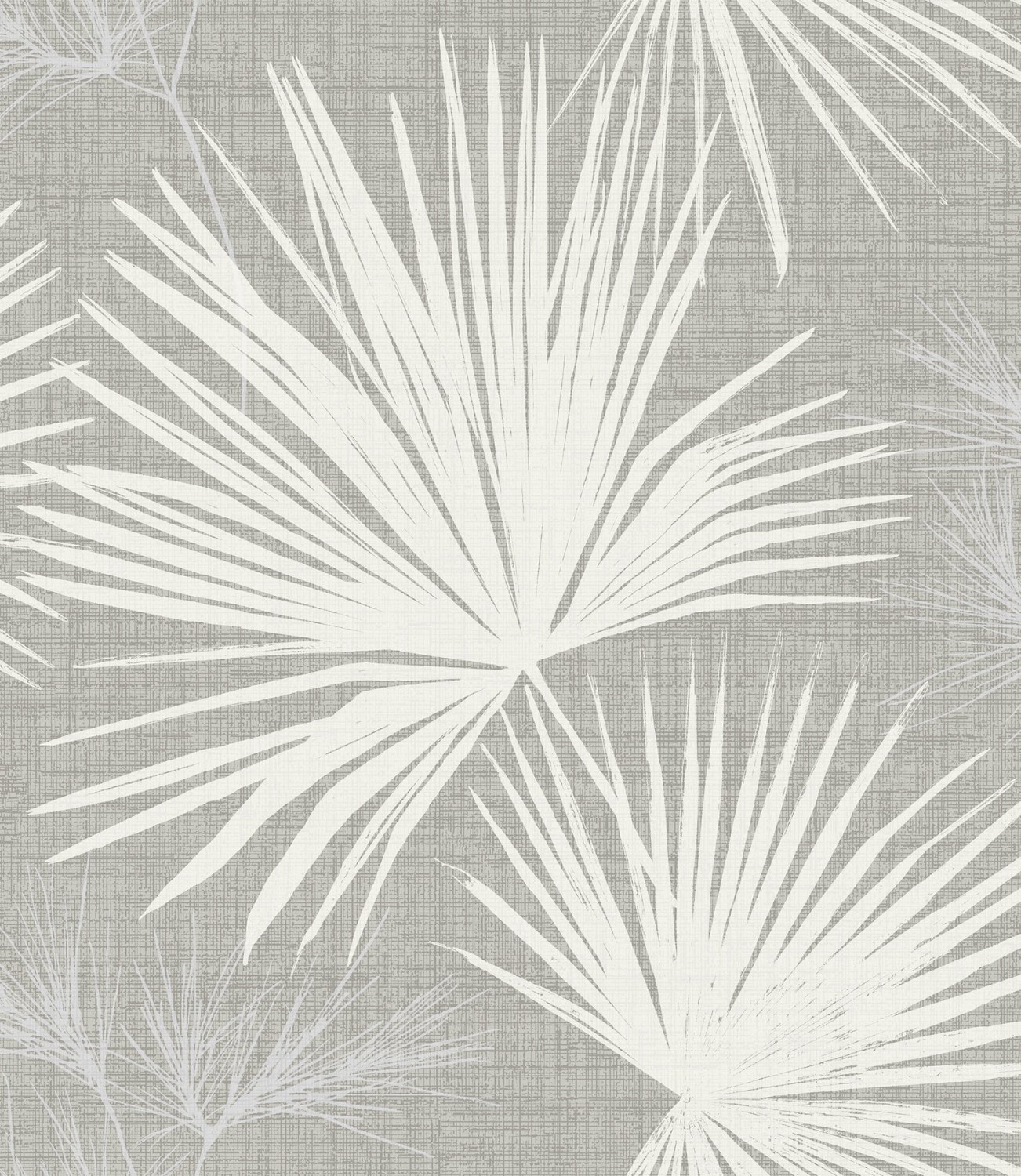 Hatteras Grey Palms Wallpaper