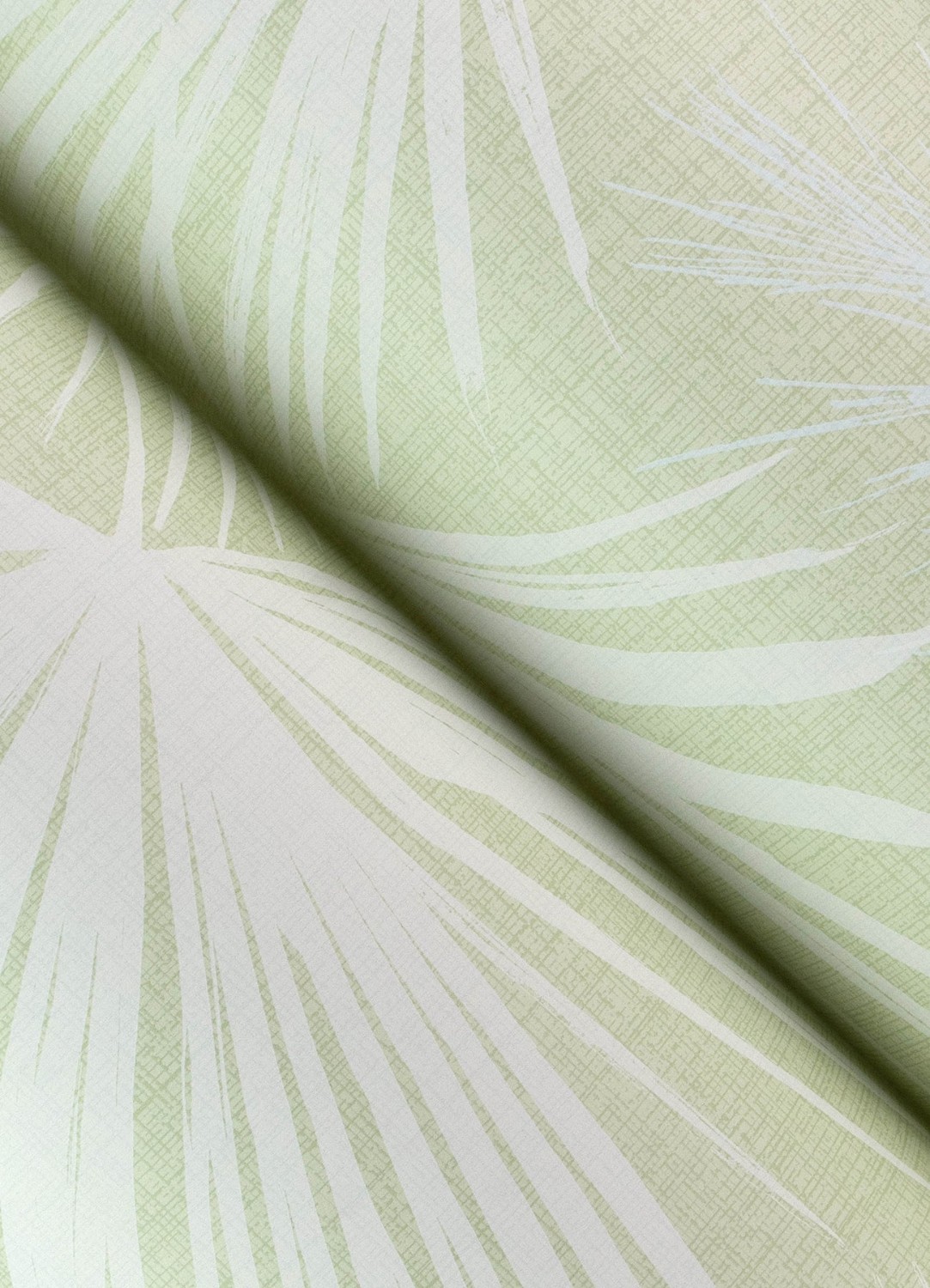Hatteras Light Green Palms Wallpaper