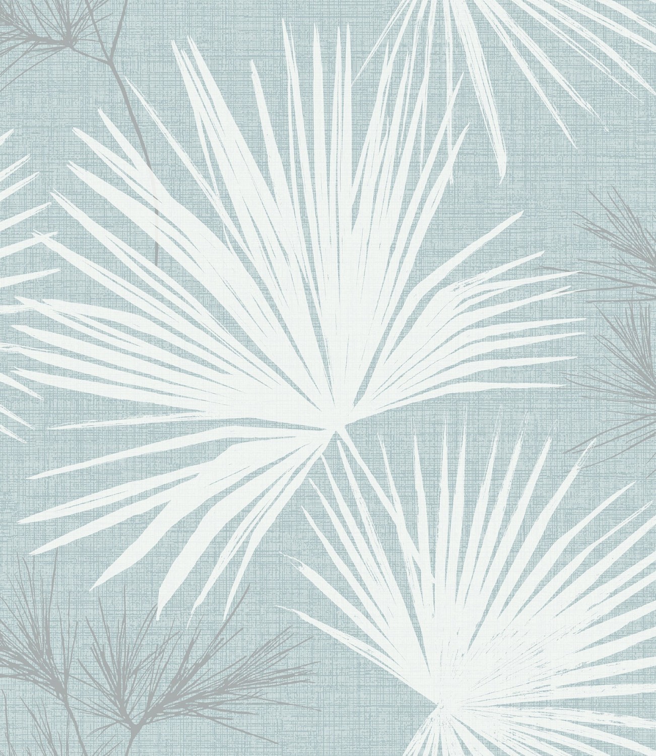 Hatteras Sky Blue Palms Wallpaper