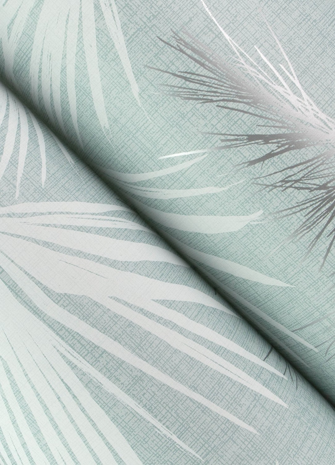 Hatteras Sky Blue Palms Wallpaper