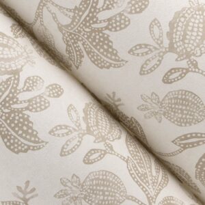 Beach Rose Neutral Floral Fruits Wallpaper
