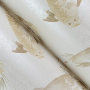 Koi Metallic Fish Wallpaper