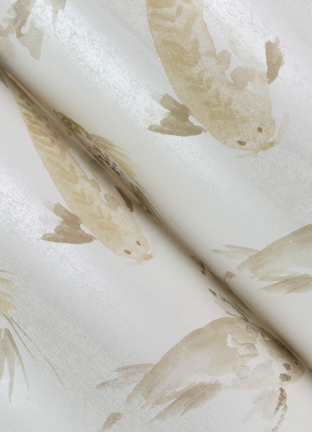 Koi Metallic Fish Wallpaper