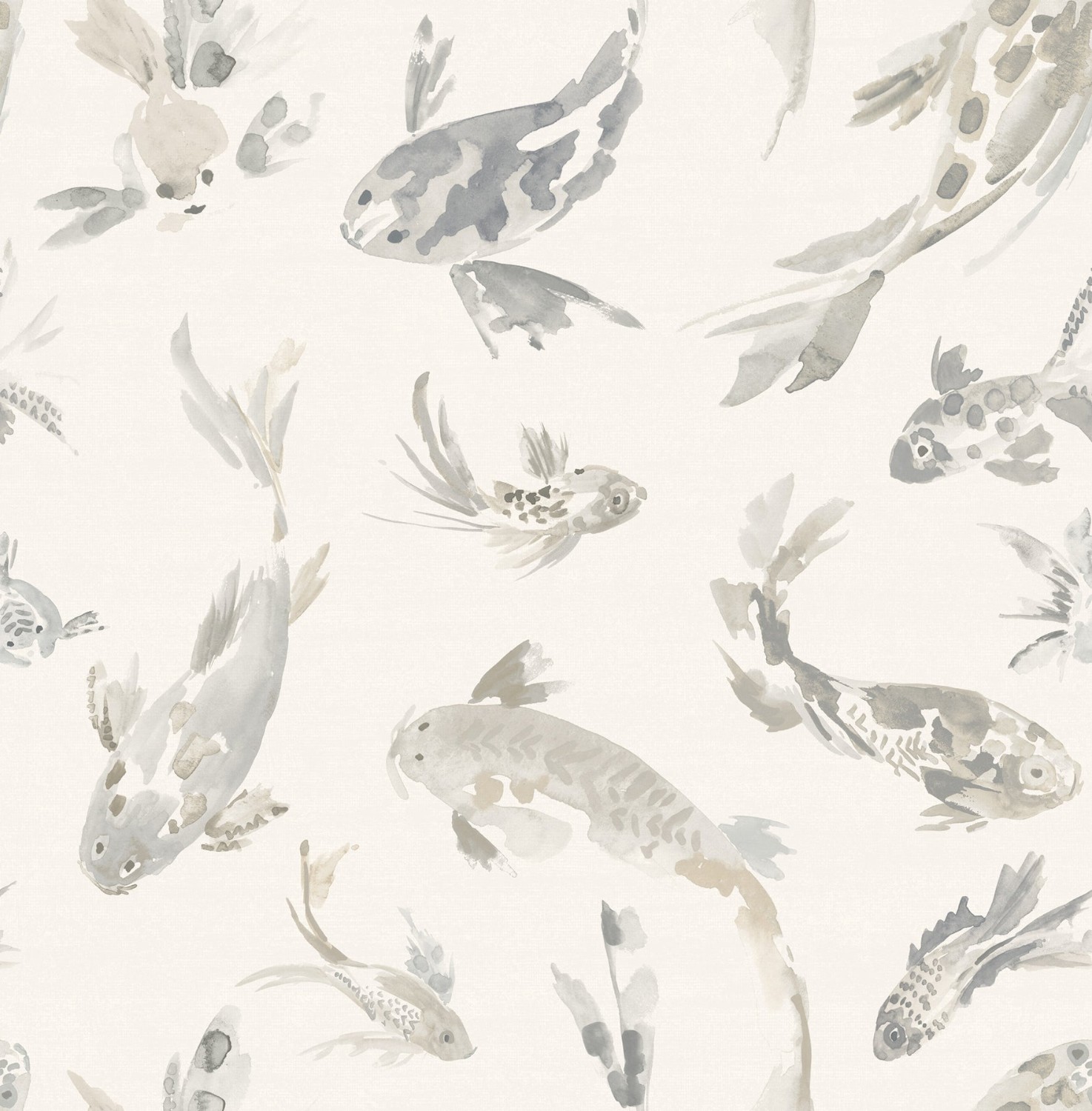 Koi Stone Fish Wallpaper