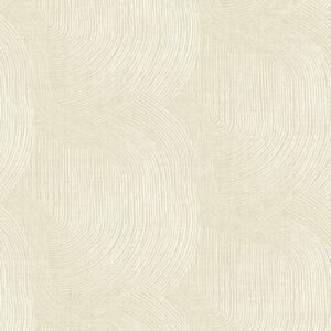 Folly Champagne Zen Swirls Wallpaper