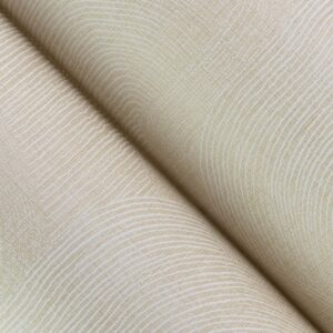 Folly Champagne Zen Swirls Wallpaper