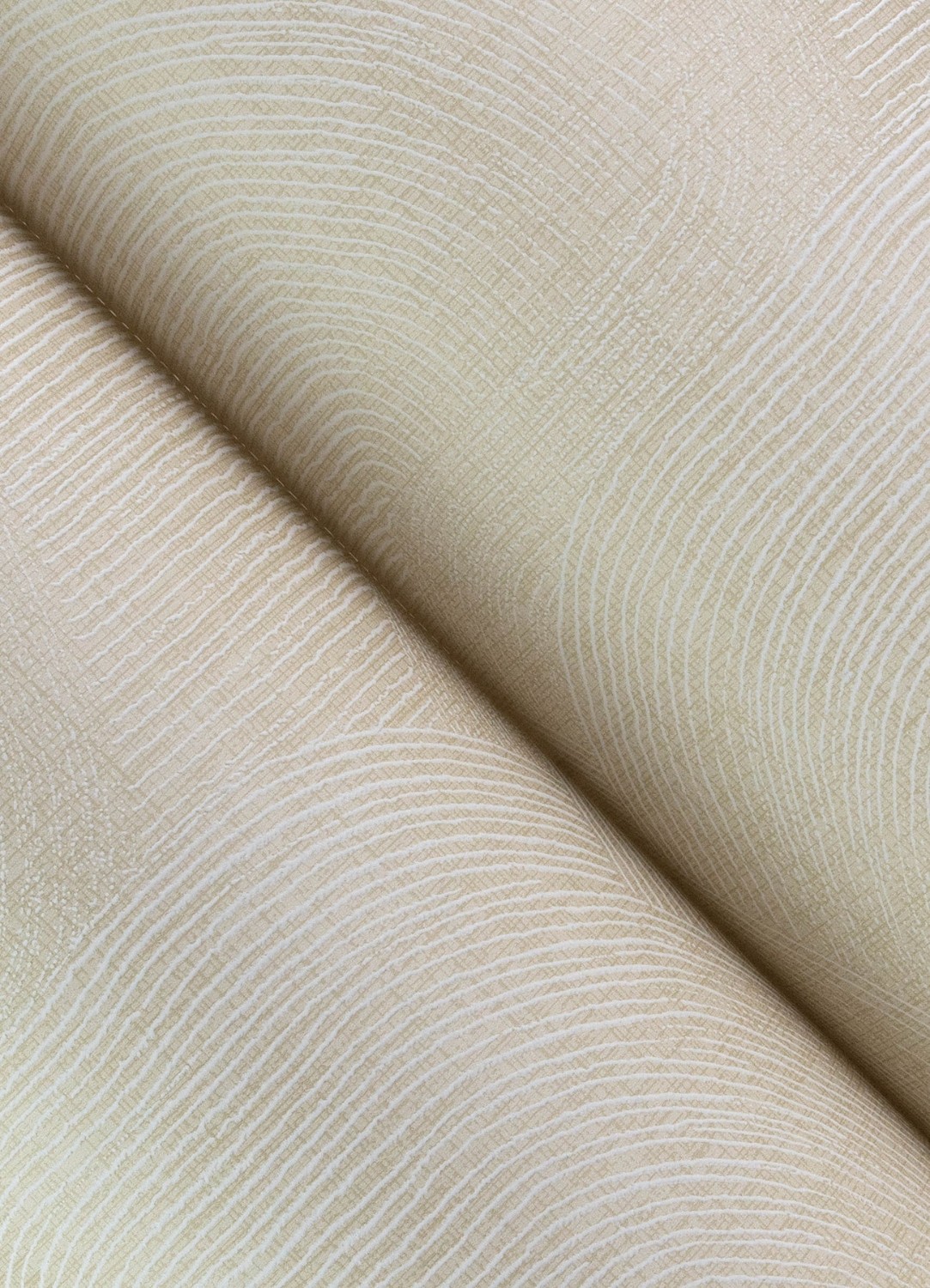 Folly Champagne Zen Swirls Wallpaper