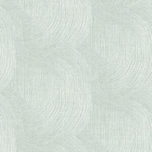 Folly Seafoam Zen Swirls Wallpaper
