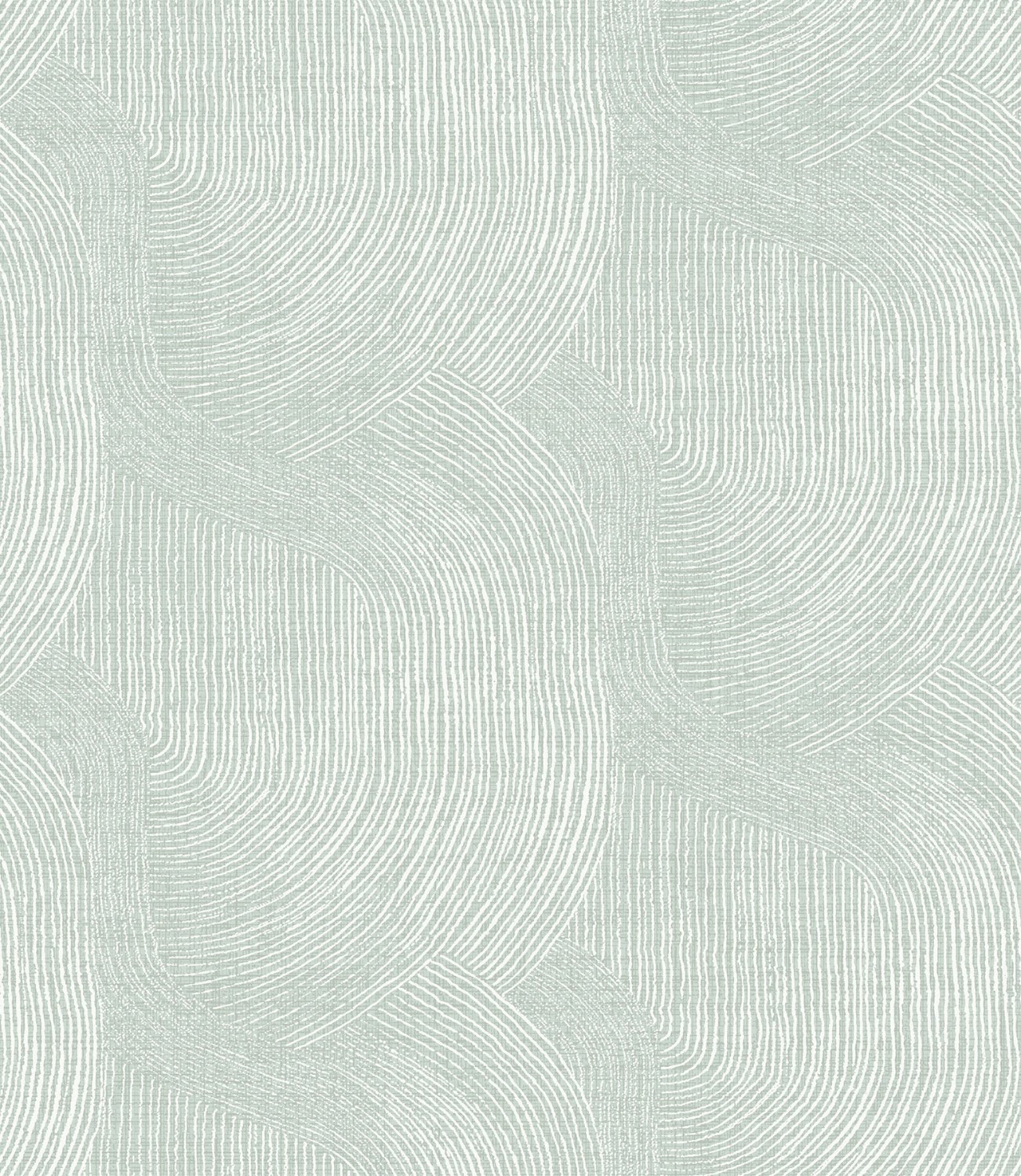 Folly Seafoam Zen Swirls Wallpaper
