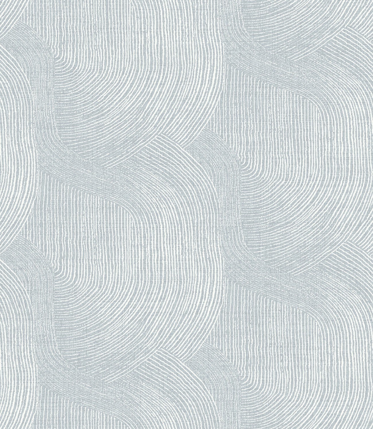 Folly Light Blue Zen Swirls Wallpaper