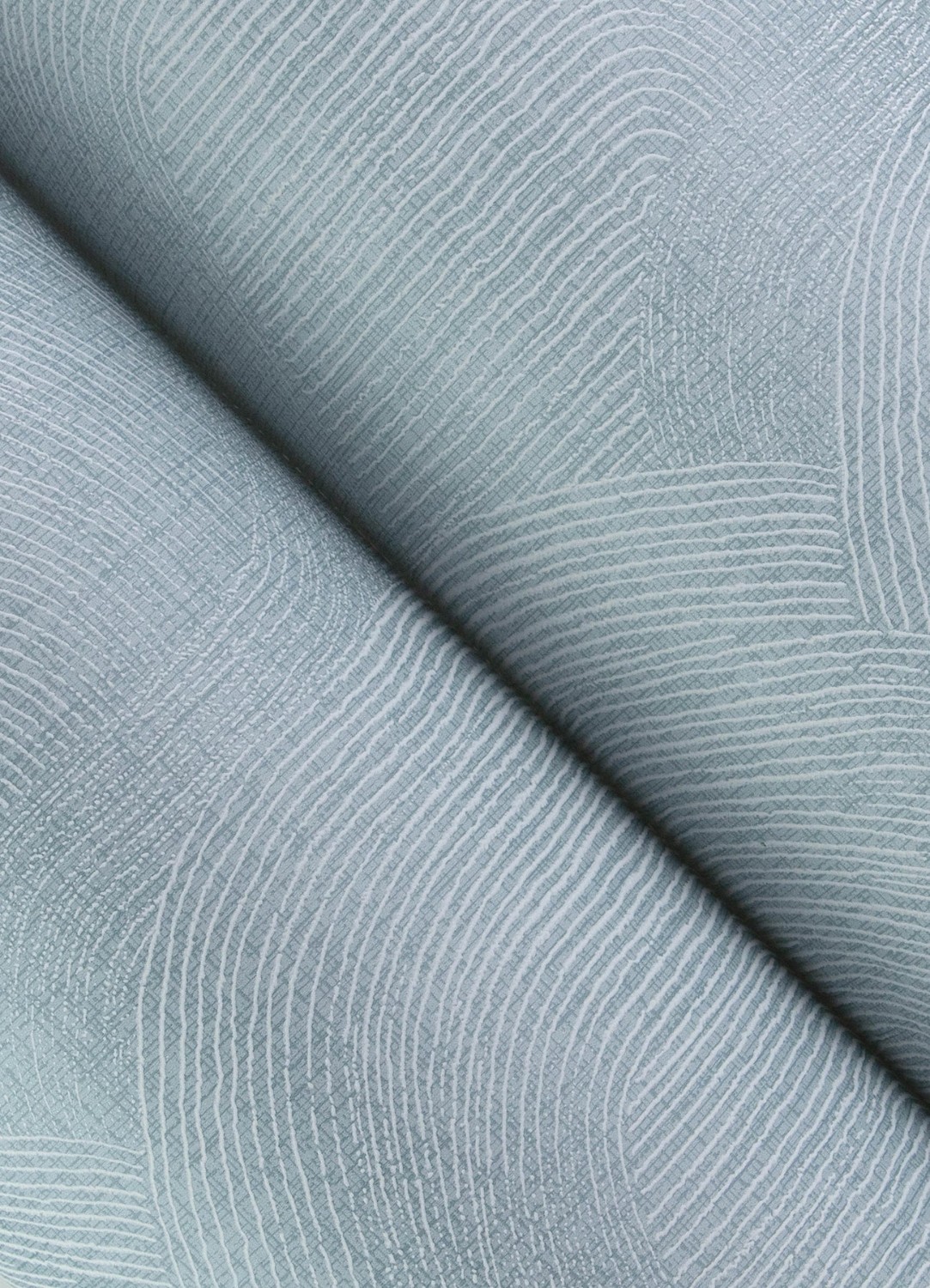 Folly Light Blue Zen Swirls Wallpaper
