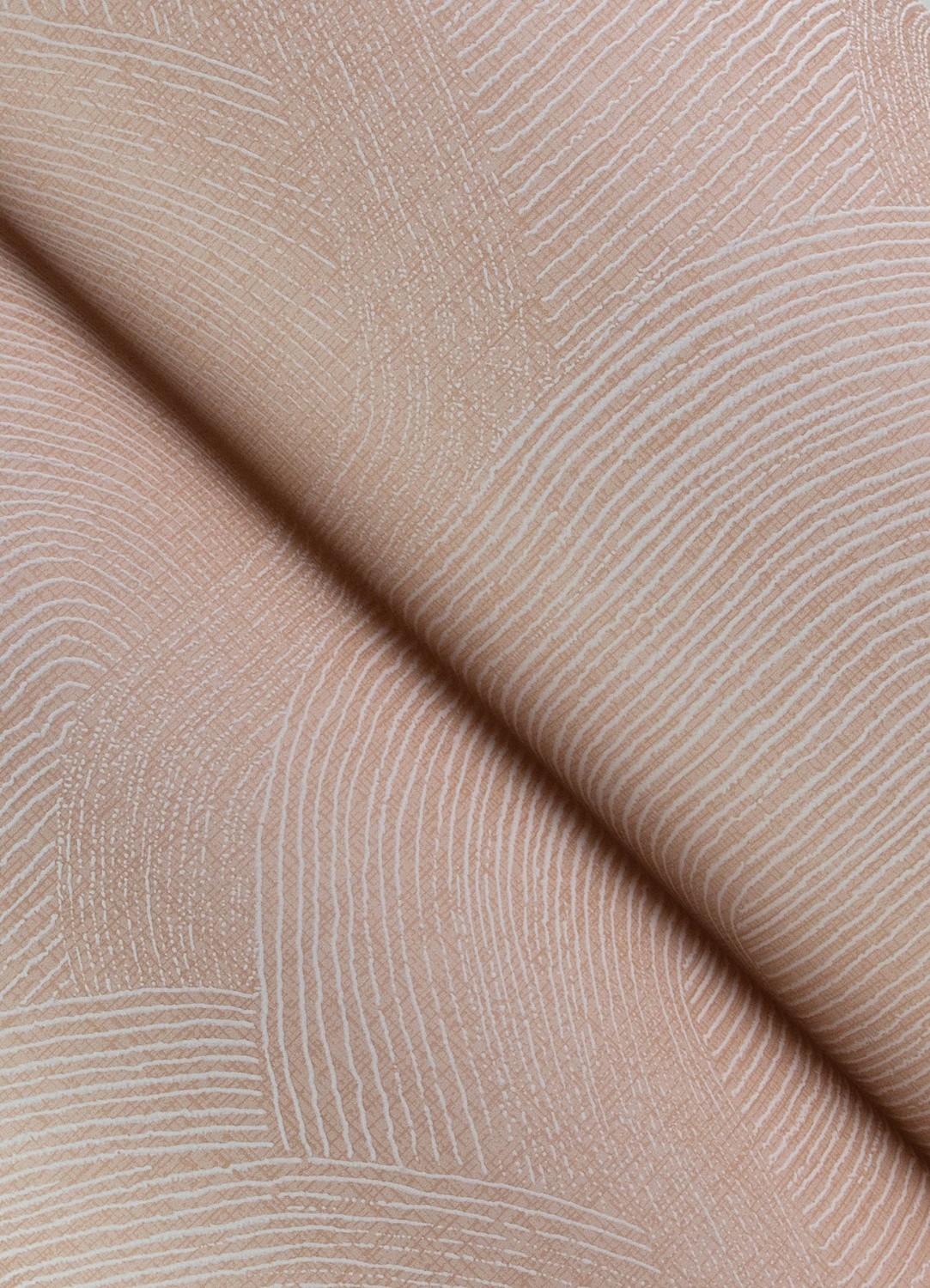 Folly Blush Zen Swirls Wallpaper