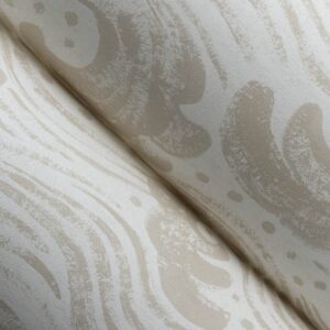 Swell Beige Ocean Wave Wallpaper