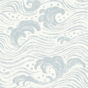 Swell Light Blue Ocean Wave Wallpaper