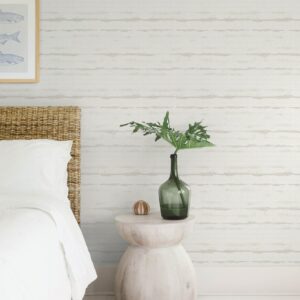 Destin Dove Stripe Wallpaper