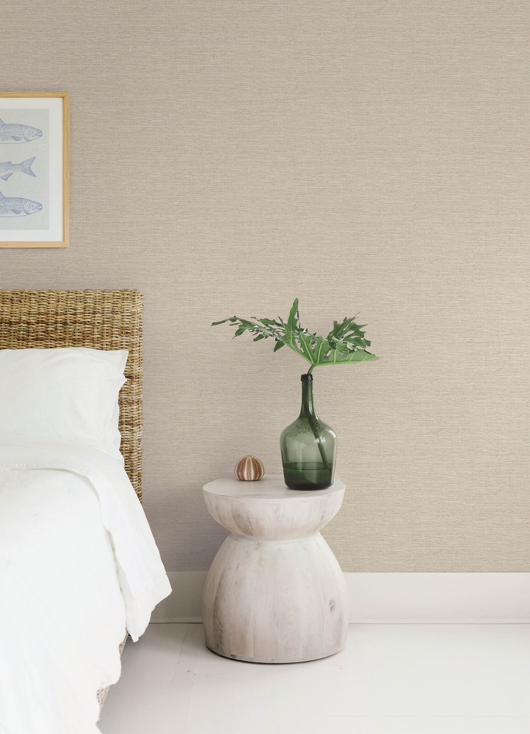 Malin Wheat Faux Grasscloth Wallpaper