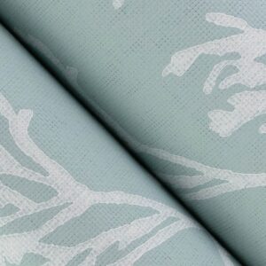Tortuga Sky Blue Coral Weave Wallpaper