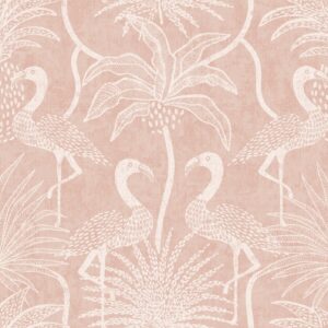 Biscayne Coral Flamingo Beach Wallpaper
