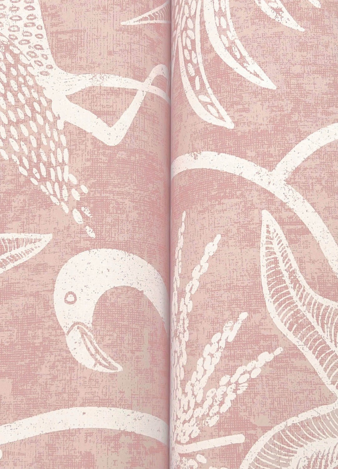 Biscayne Coral Flamingo Beach Wallpaper