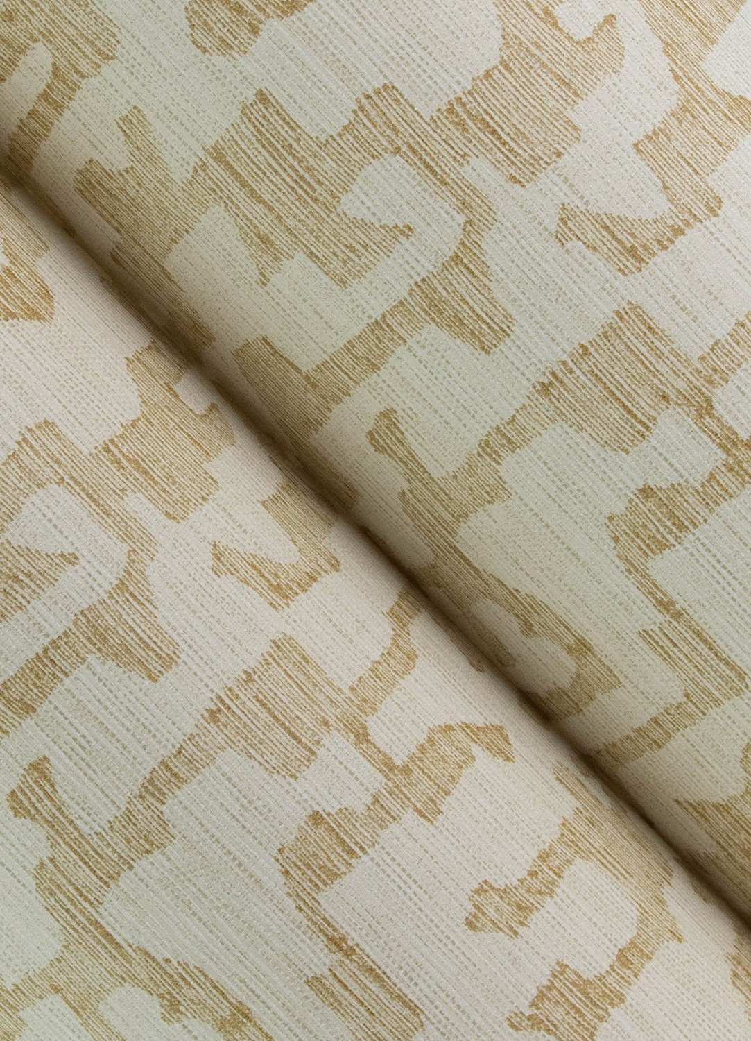 Cipher Chestnut Geometric Faux Grasscloth Wallpaper