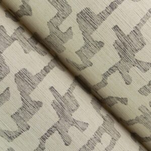 Cipher Black Geometric Faux Grasscloth Wallpaper