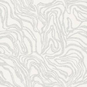 Massar Silver Modern Marbled Wallpaper