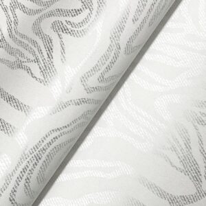 Massar Silver Modern Marbled Wallpaper
