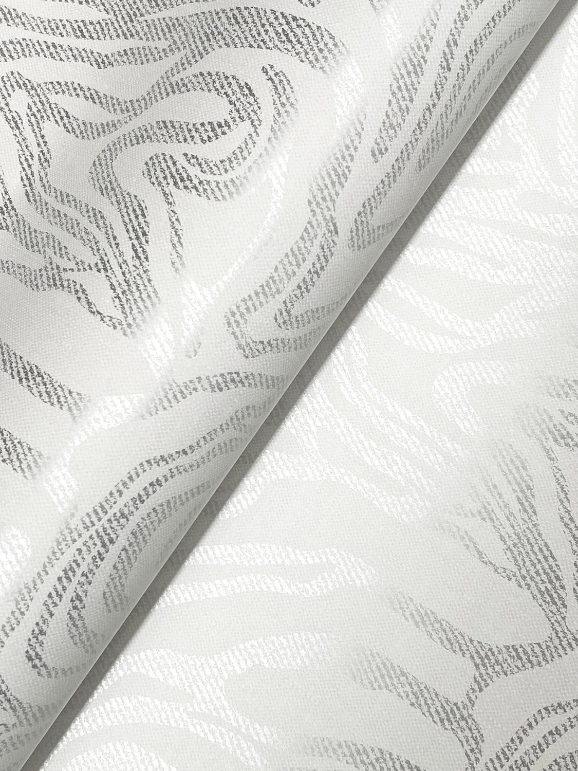 Massar Silver Modern Marbled Wallpaper