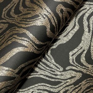 Massar Black Modern Marbled Wallpaper