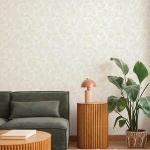 Kyoto Dove Ginkgo Leaf Wallpaper