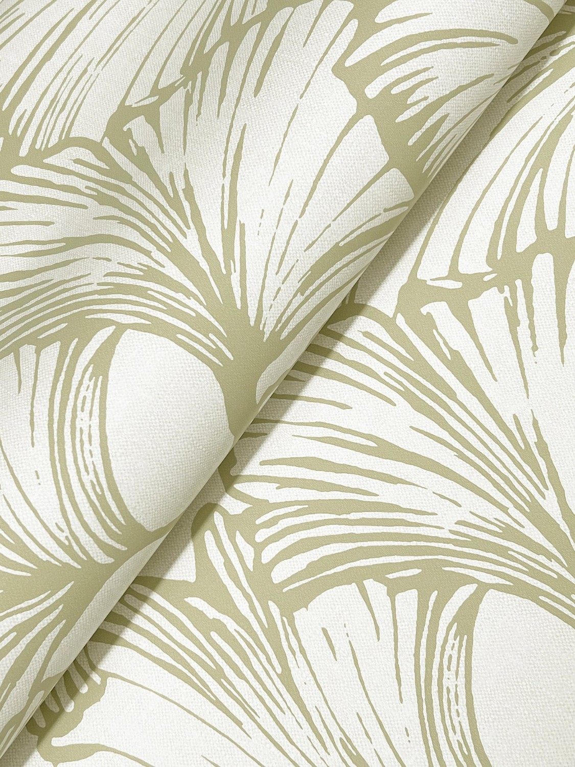 Kyoto Moss Ginkgo Leaf Wallpaper