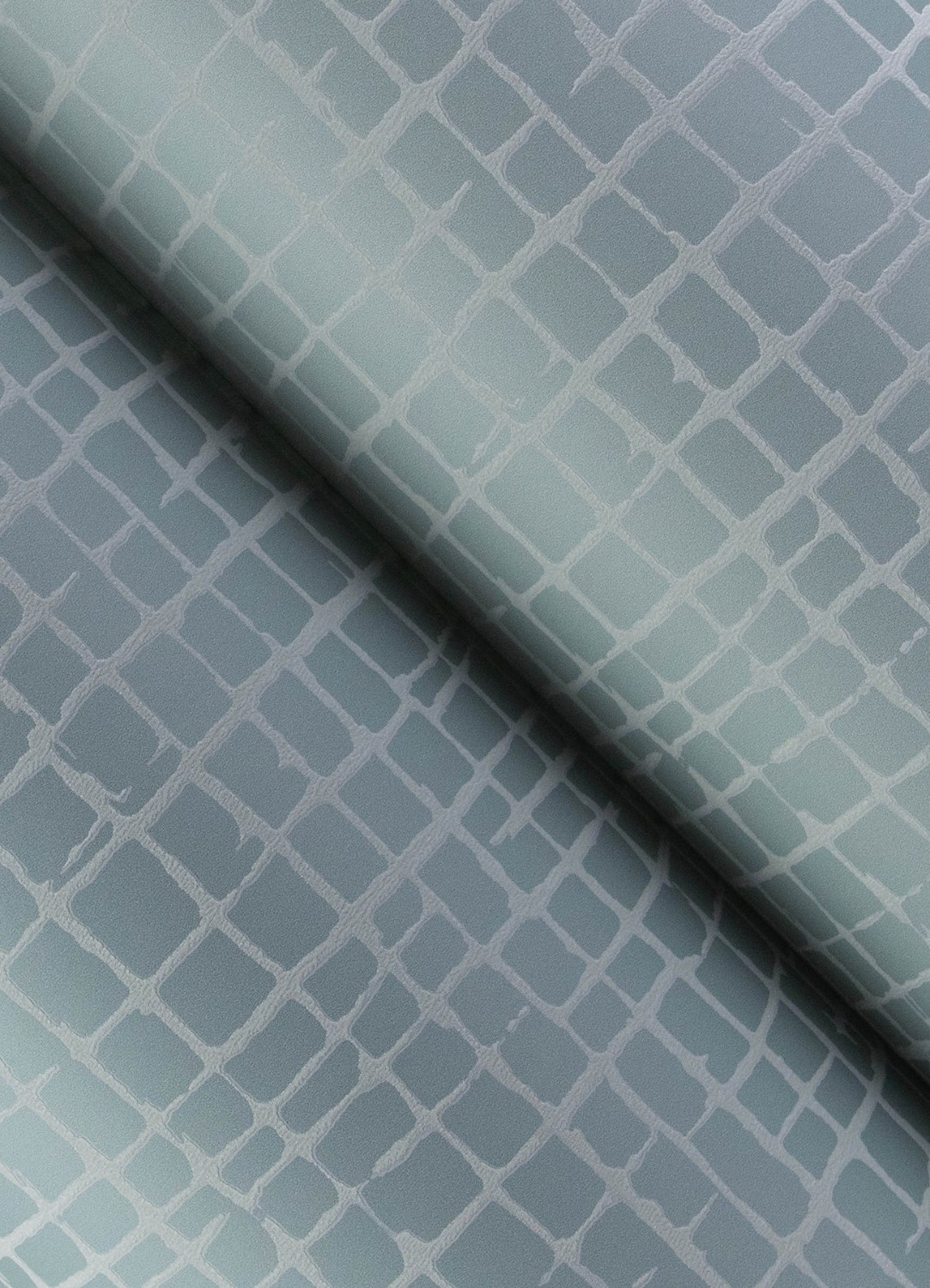 Albin Sky Blue Gridline Wallpaper