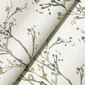 Silverling Moss Budding Branches Wallpaper