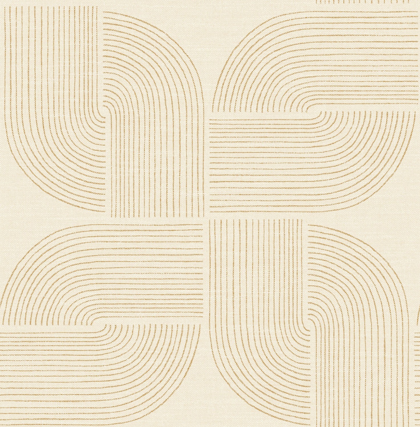 Savoye Wheat Spiral Arches Wallpaper