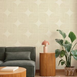Savoye Wheat Spiral Arches Wallpaper