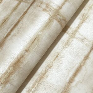 Modulus Wheat Geometric Stripe Wallpaper