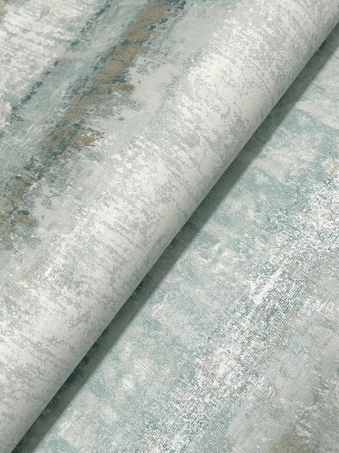Morningtide Light Blue Textured Stripe Wallpaper