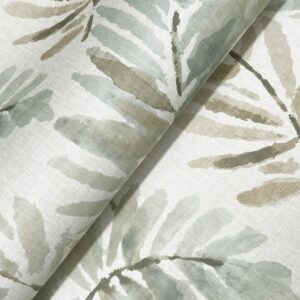 Serenade Aqua Ferns Wallpaper