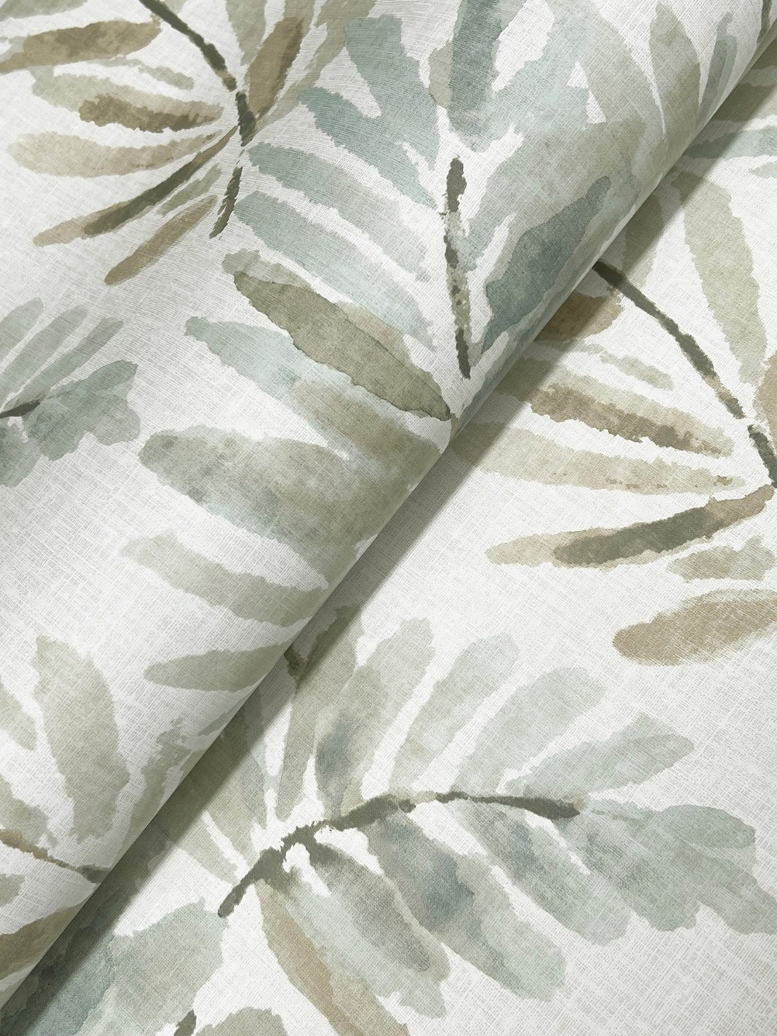 Serenade Aqua Ferns Wallpaper