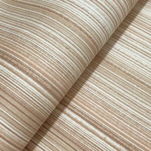 Elan Blush Ombre Stripe Wallpaper
