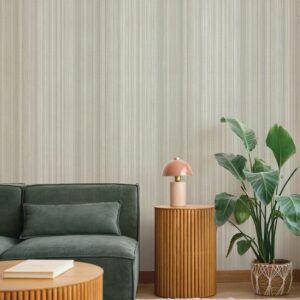 Elan Grey Ombre Stripe Wallpaper
