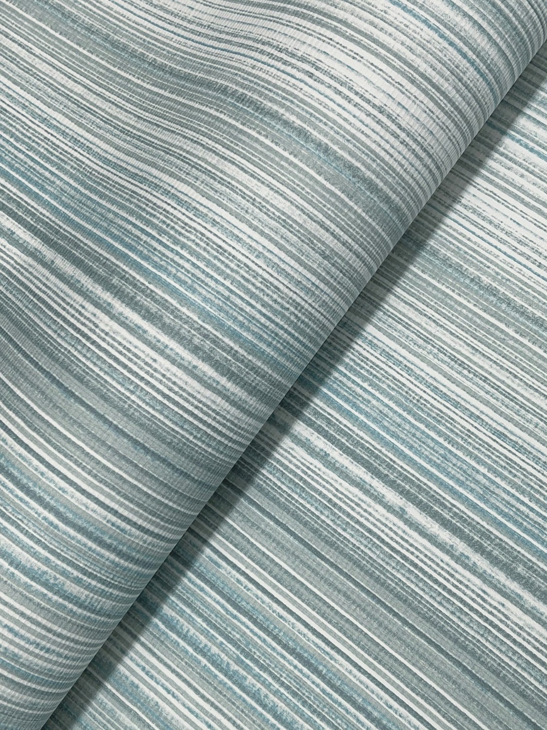 Elan Blue Ombre Stripe Wallpaper