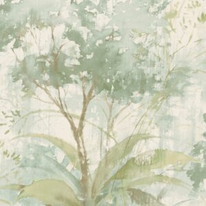 Mistwood Green Forest Wallpaper