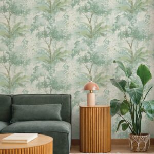 Mistwood Green Forest Wallpaper