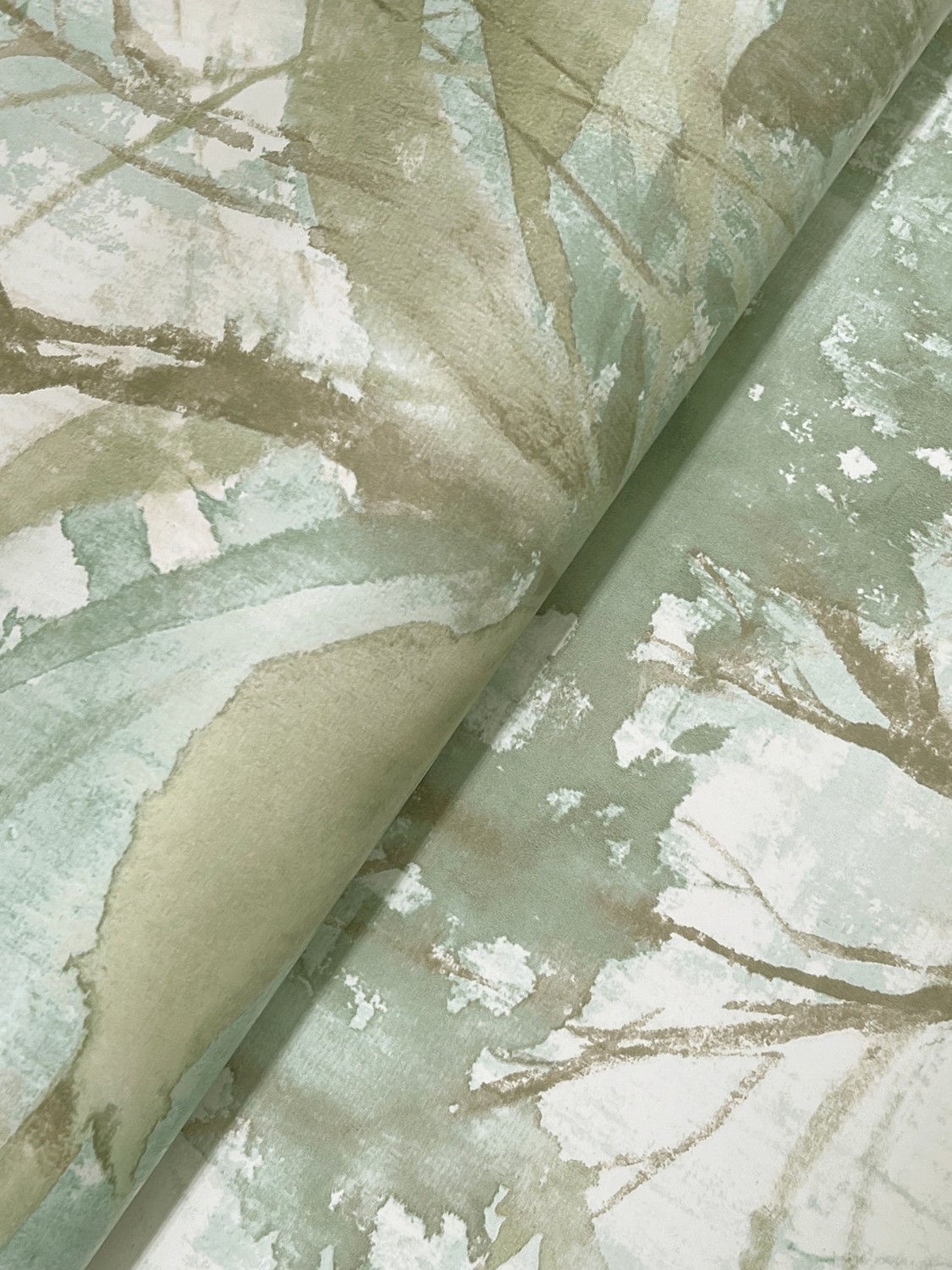 Mistwood Green Forest Wallpaper