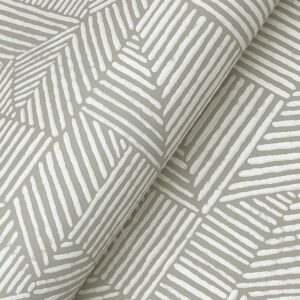Crescendo Light Grey Block Geometric Wallpaper